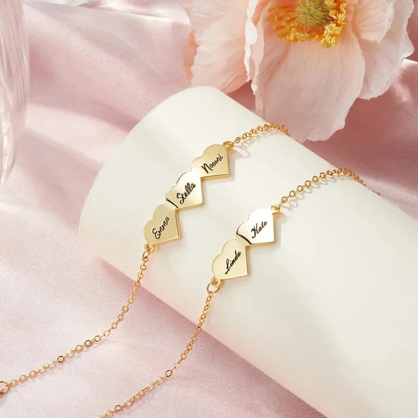 Pulseira Coração Famille | Personalizado