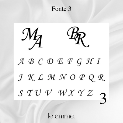 Abotoadura Personalizada Inicial