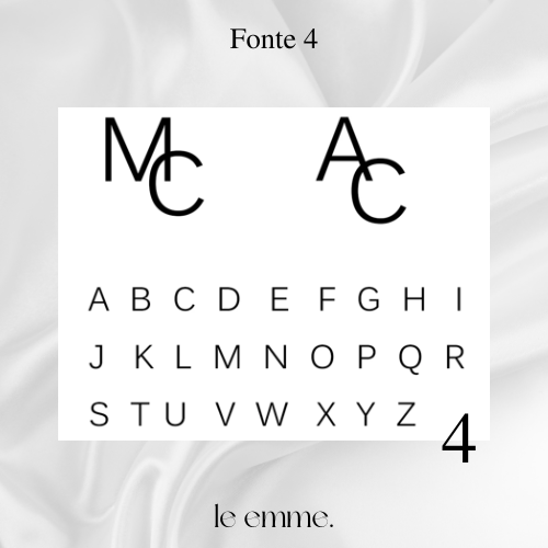 Abotoadura Personalizada Inicial