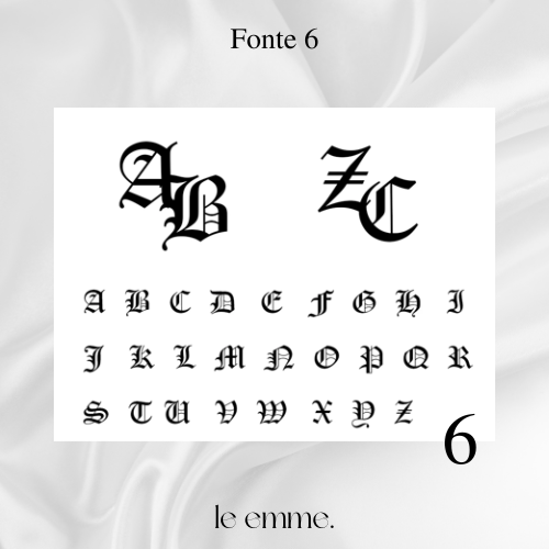 Abotoadura Personalizada Inicial