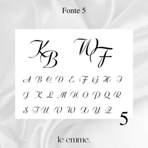 Abotoadura Personalizada Inicial