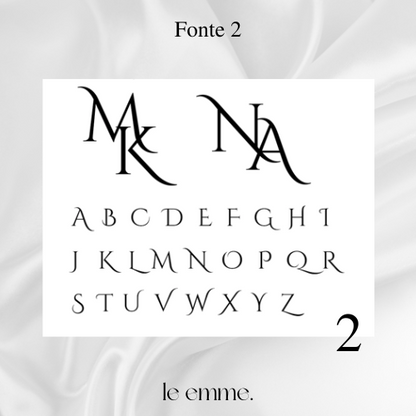 Abotoadura Personalizada Inicial