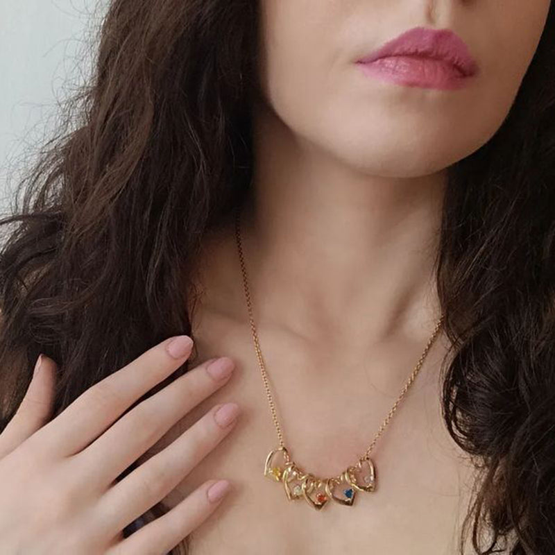 Colar Coração Amor Eterno com Pedra Zircônia | Personalizado