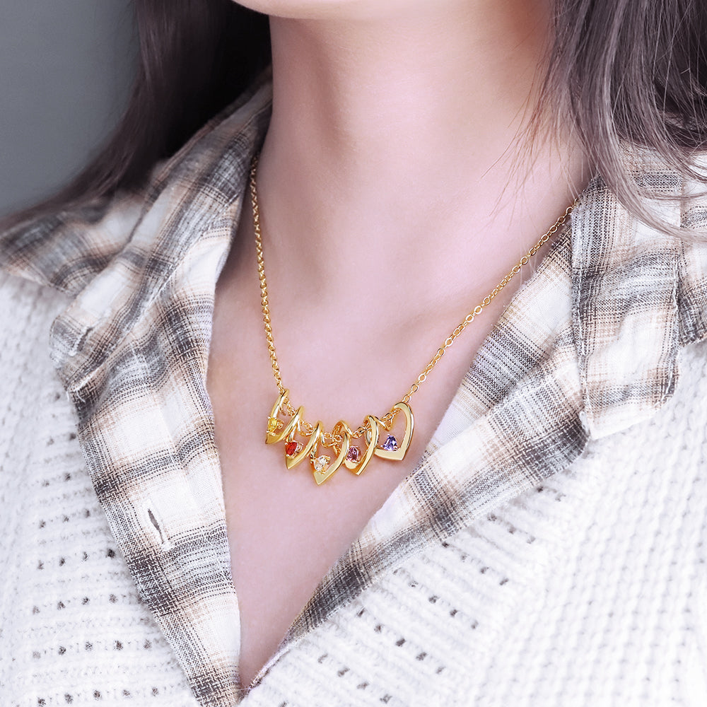 Colar Coração Amor Eterno com Pedra Zircônia | Personalizado