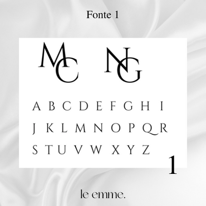 Abotoadura Personalizada Inicial