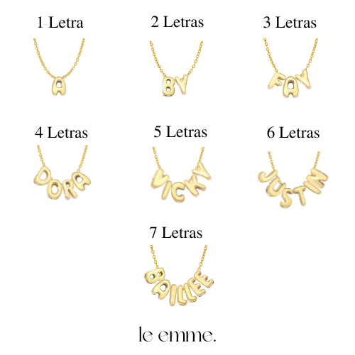 Colar Bolha | Personalizado