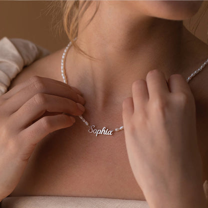 Colar Pérola Nome | Personalizado