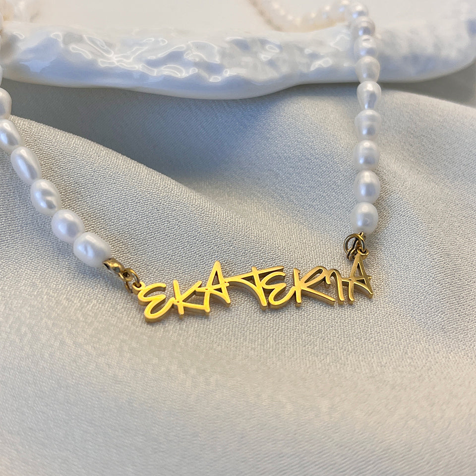 Colar Pérola Nome | Personalizado