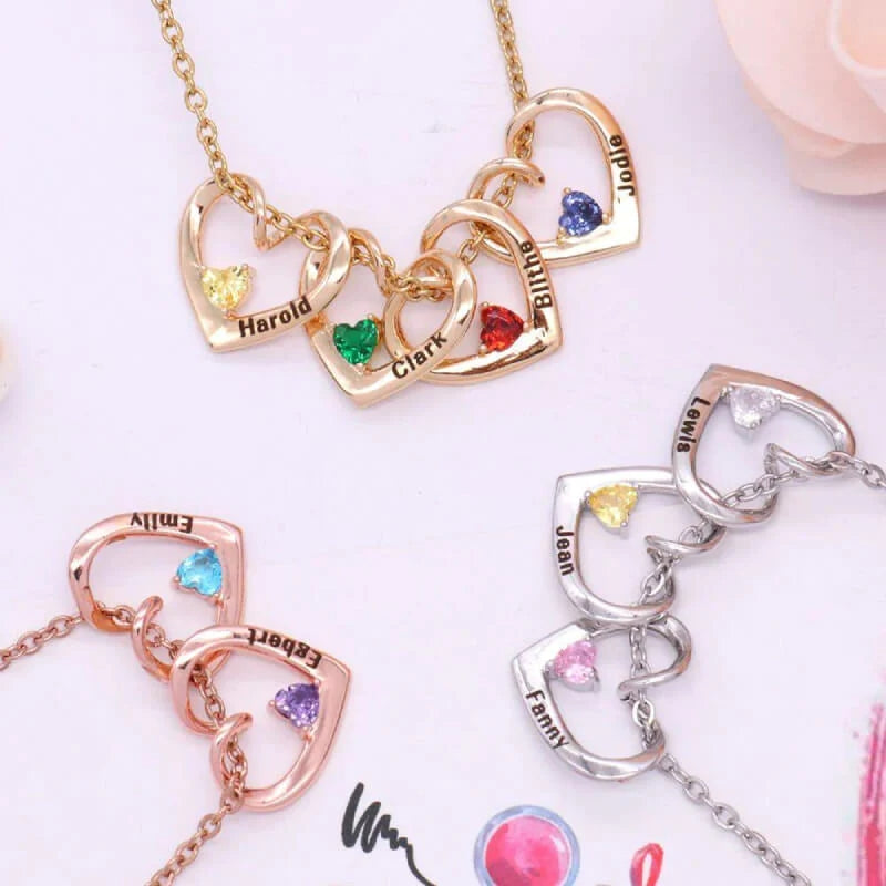 Colar Coração Amor Eterno com Pedra Zircônia | Personalizado