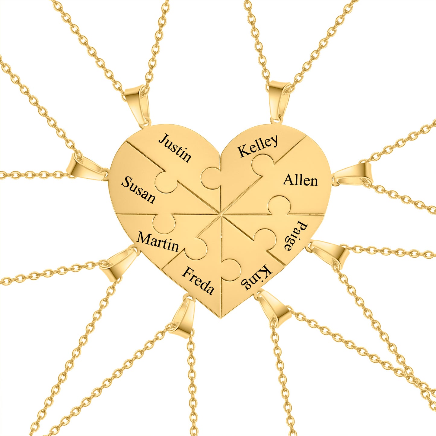 Colar Coração Metade | Personalizado