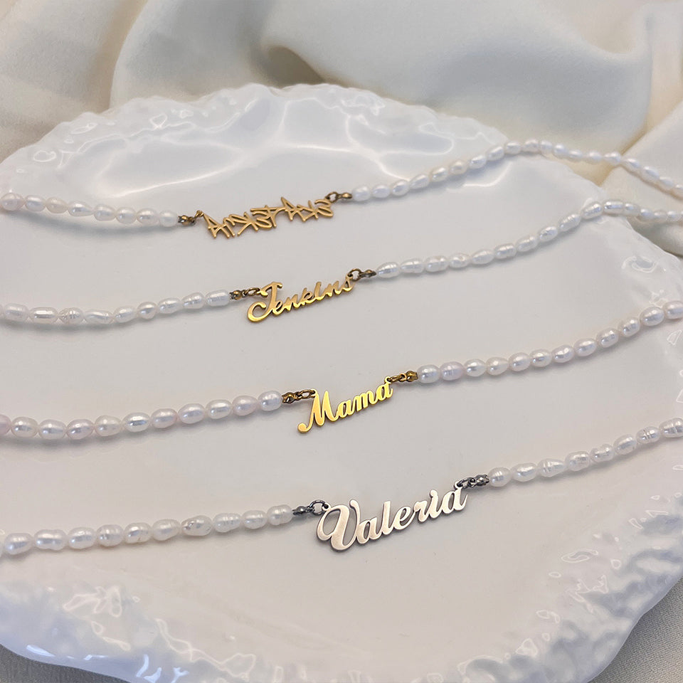 Colar Pérola Nome | Personalizado