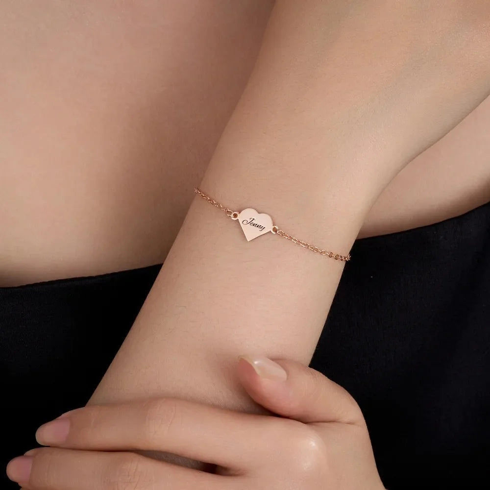 Pulseira Coração Famille | Personalizado