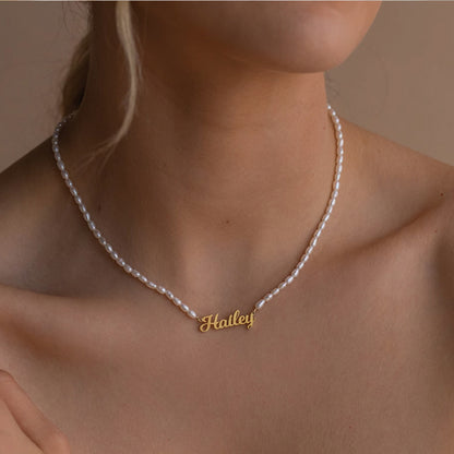 Colar Pérola Nome | Personalizado