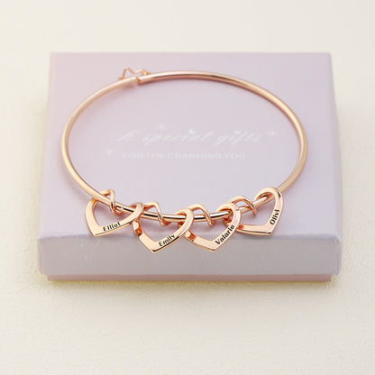 Pulseira Coração Amor Eterno | Personalizado