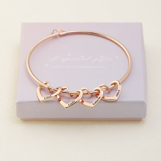 Pulseira Coração Amor Eterno | Personalizado