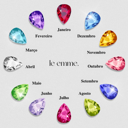 Colar Coração União Pedra Zircônia | Personalizado